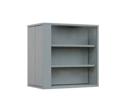 RE VTB - 350 vitrína s bočním výsuvem, 600x600x350, šedá RE VTB - 350 vitrína s bočním výsuvem, 600x600x350, šedá